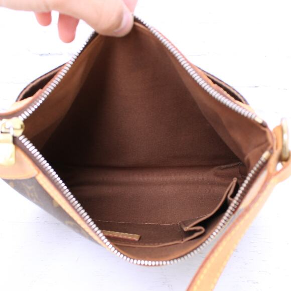 Louis Vuitton Odeon PM Monogram Crossbody Canvas Handbag Messenger Brown A3473 - Picture 4 of 12